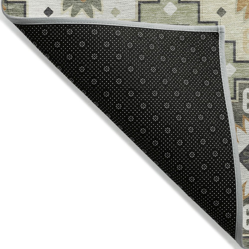 Machine Washable Indoor/Outdoor Chantille ACN2123 Fern 5' x 7'6" Rug. Picture 2