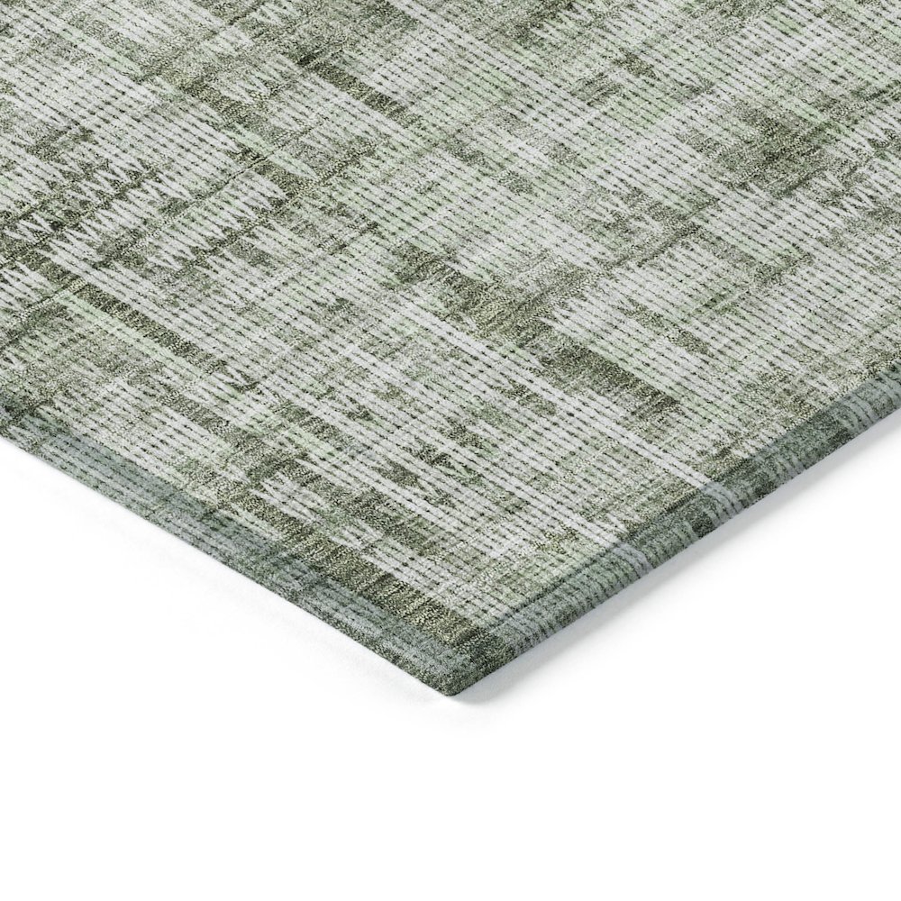 Machine Washable Indoor/Outdoor Chantille ACN2130 Green 5' x 7'6" Rug. Picture 3