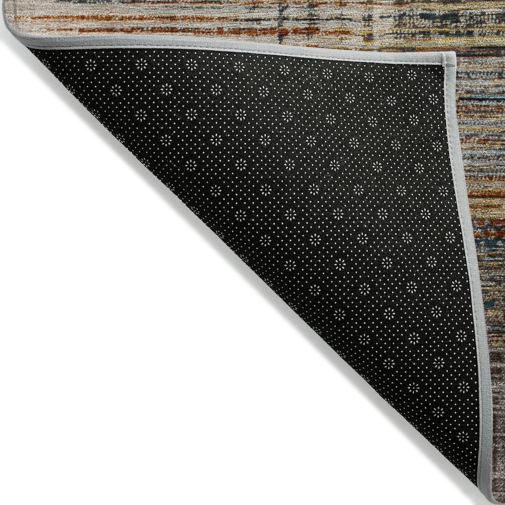 Machine Washable Indoor/Outdoor Chantille ACN2149 Taupe 5' x 7'6" Rug. Picture 2