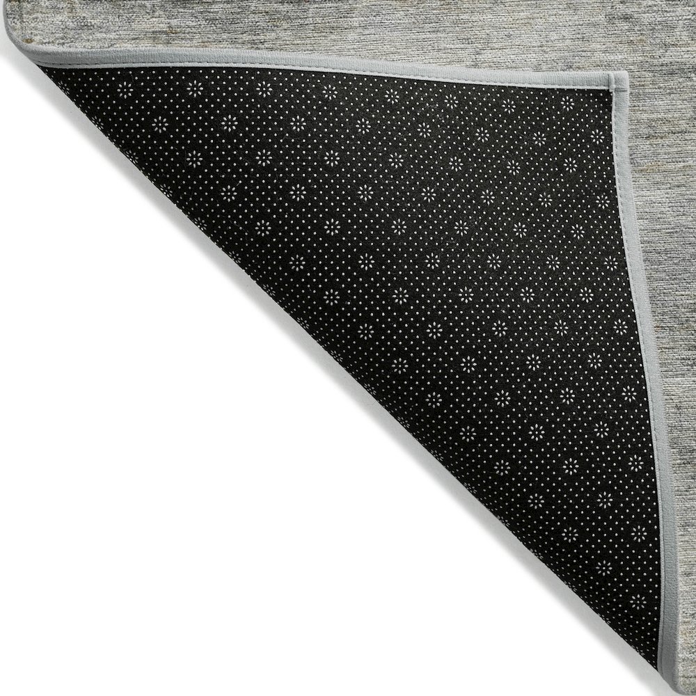 Machine Washable Indoor/Outdoor Chantille ACN2154 Granite 5' x 7'6" Rug. Picture 2