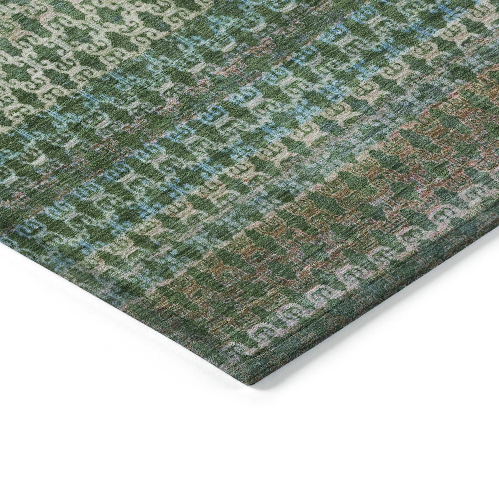 Machine Washable Indoor/Outdoor Chantille ACN2158 Aloe 5' x 7'6" Rug. Picture 3