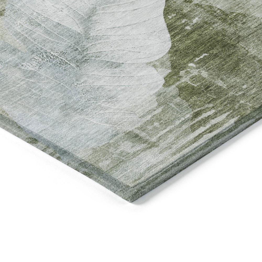Machine Washable Indoor/Outdoor Chantille ACN2172 Aloe 5' x 7'6" Rug. Picture 3