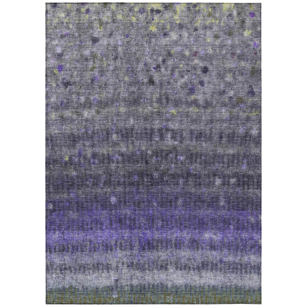 Machine Washable Indoor/Outdoor Chantille ACN2316 Purple 9' x 12' Rug. Picture 1