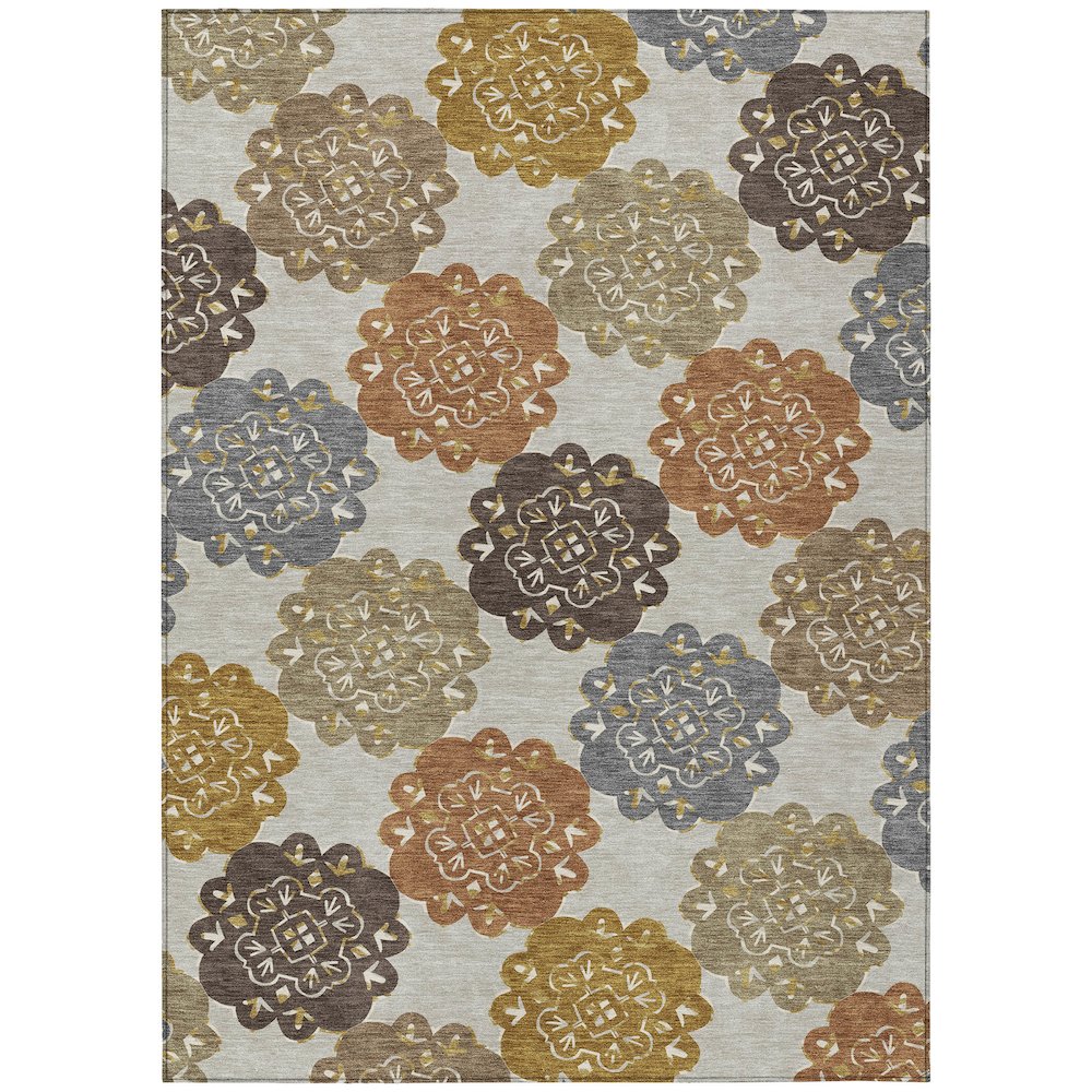 Machine Washable Indoor/Outdoor Chantille ACN2353 Multi 9' x 12' Rug. Picture 1