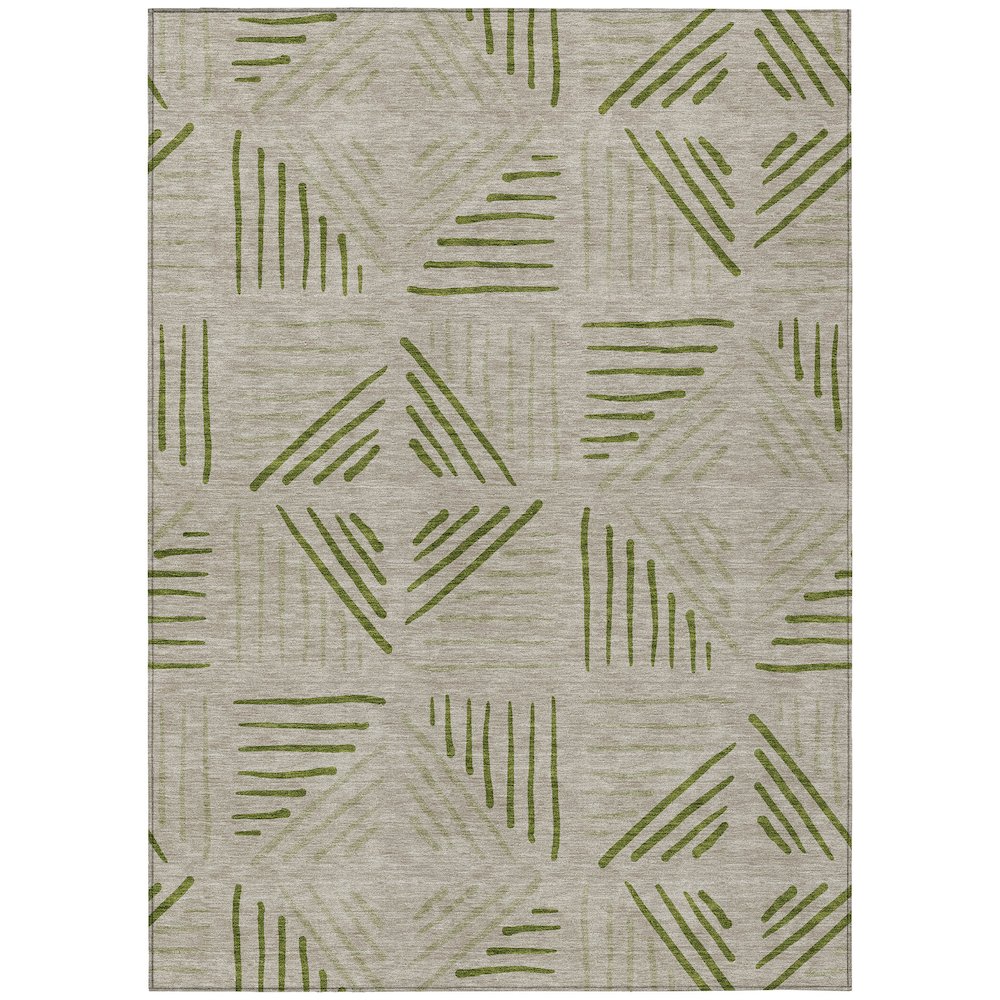 Machine Washable Indoor/Outdoor Chantille ACN2413 Ivory 9' x 12' Rug. Picture 1