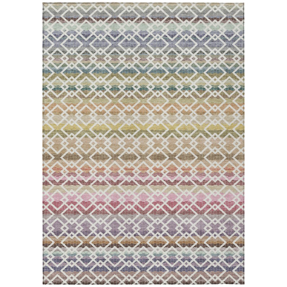 Machine Washable Indoor/Outdoor Chantille ACN2531 Ivory 9' x 12' Rug. Picture 1