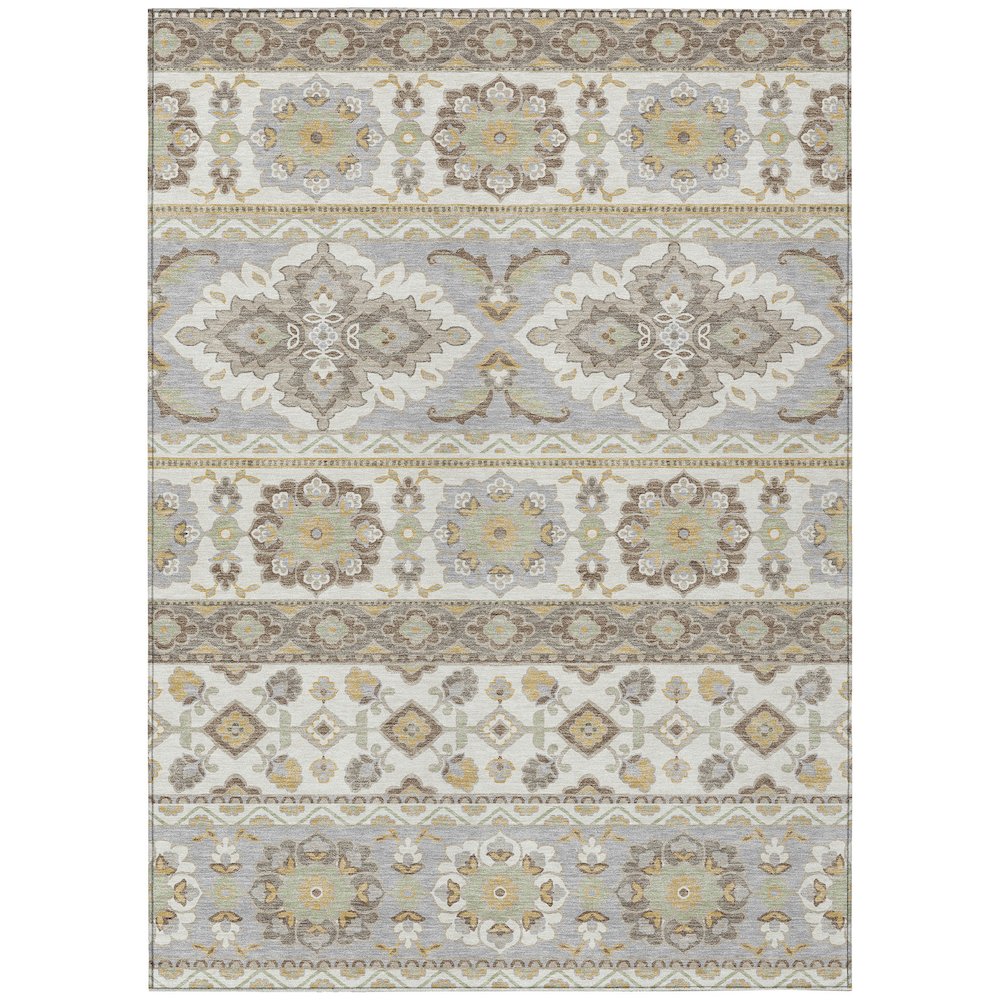 Machine Washable Indoor/Outdoor Chantille ACN2677 Ivory 9' x 12' Rug. Picture 1