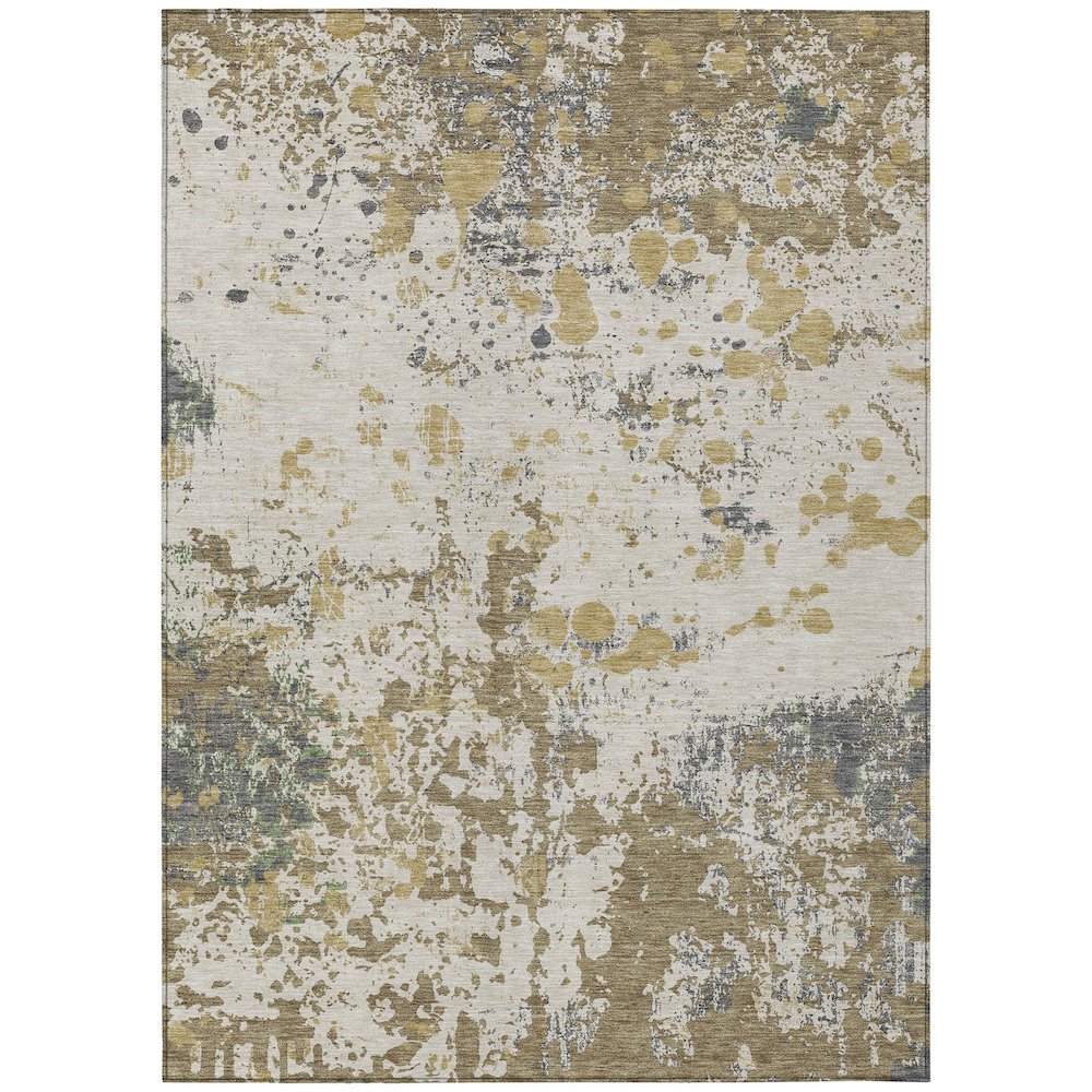 Machine Washable Indoor/Outdoor Chantille ACN2679 Ivory 9' x 12' Rug. Picture 1