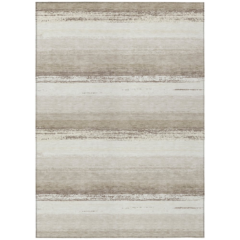Machine Washable Indoor/Outdoor Chantille ACN2707 Ivory 9' x 12' Rug. Picture 1