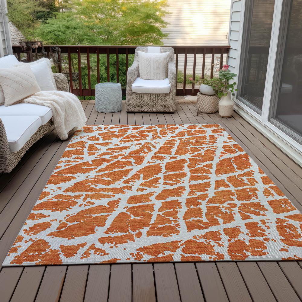 Chantille ACN501 Orange 9' x 12' Rug. Picture 10