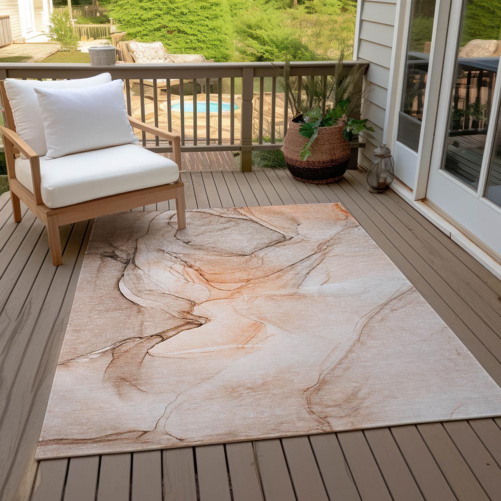 Chantille ACN502 Orange 9' x 12' Rug. Picture 9