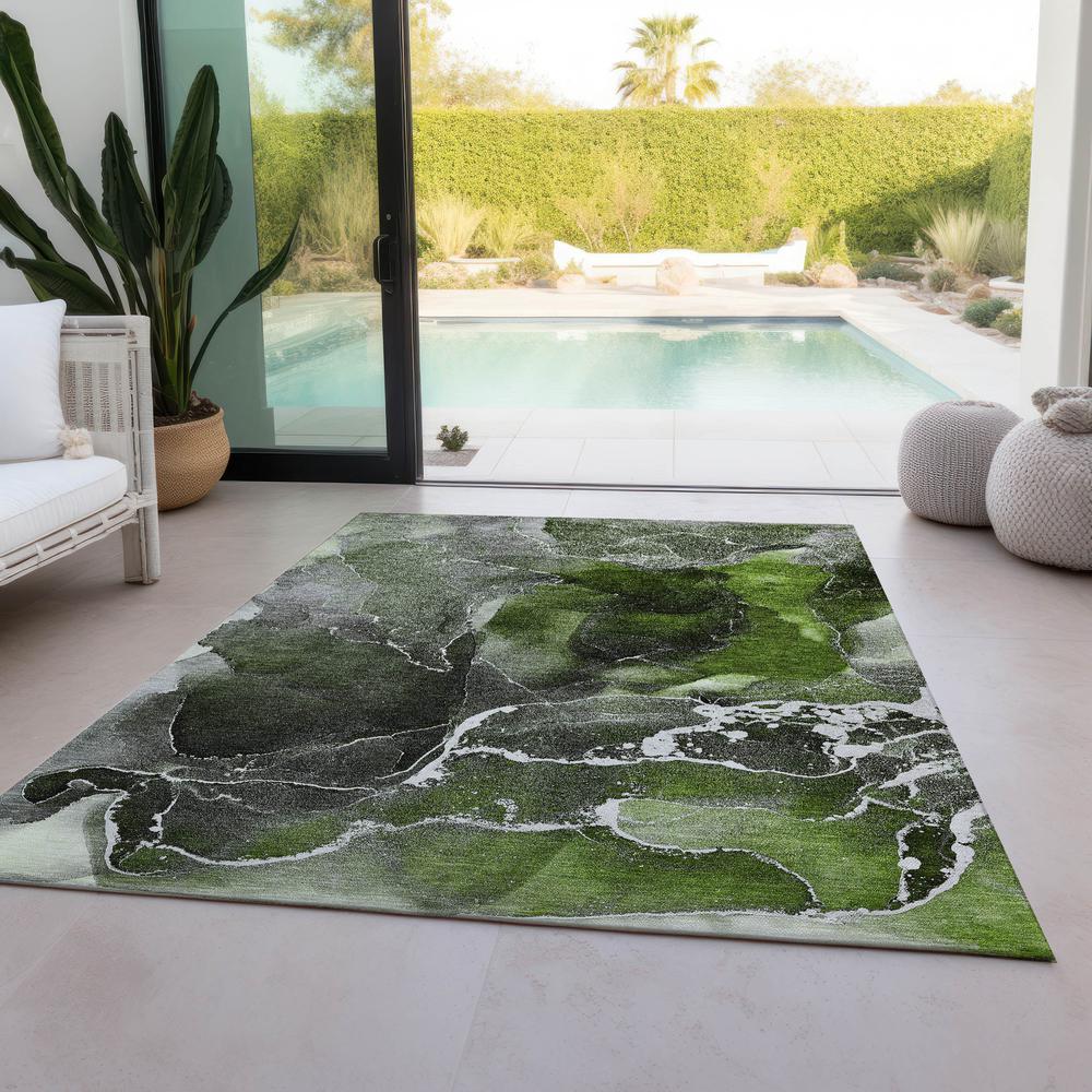 Chantille ACN503 Green 9' x 12' Rug. Picture 7