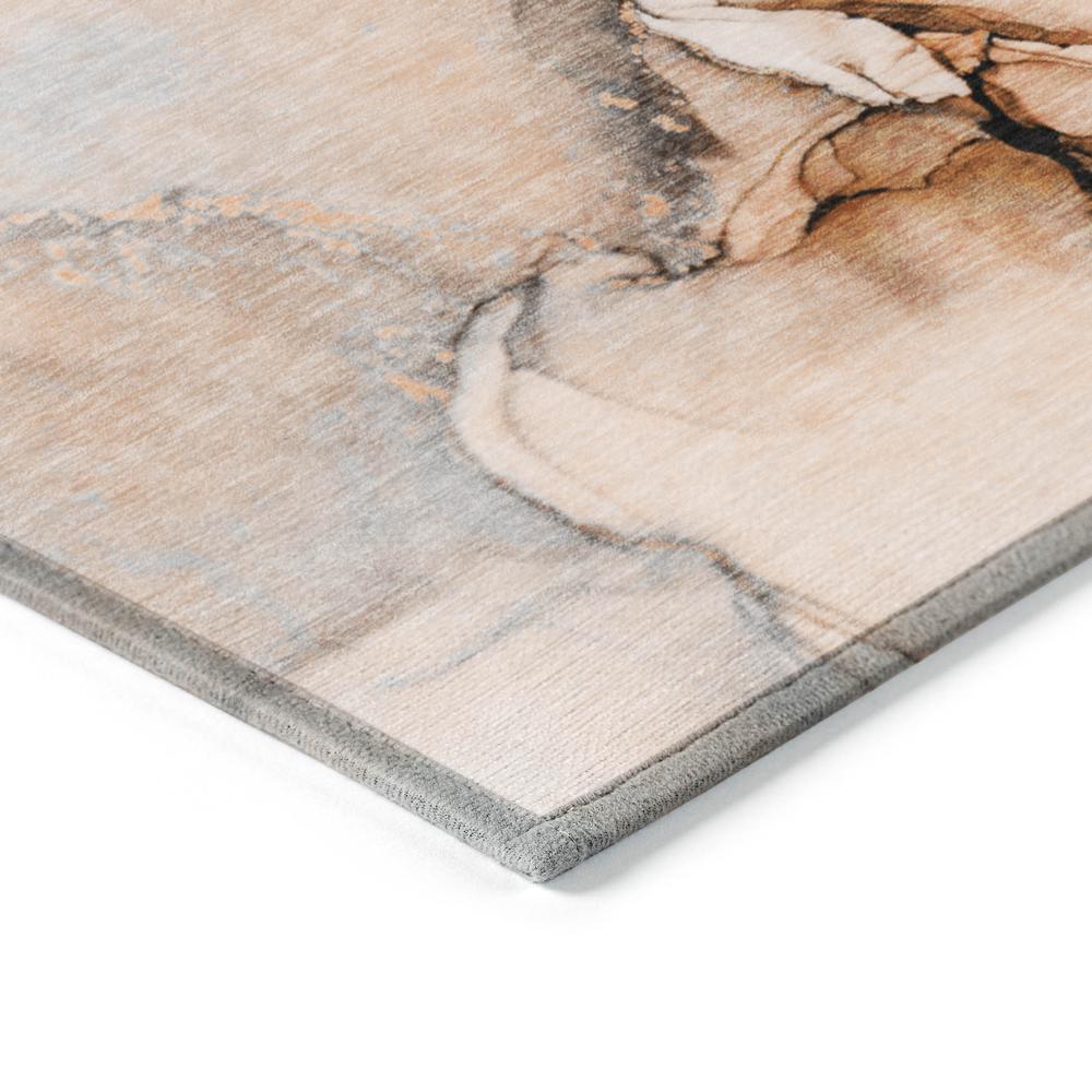 Chantille ACN506 Orange 5' x 7'6" Rug. Picture 3