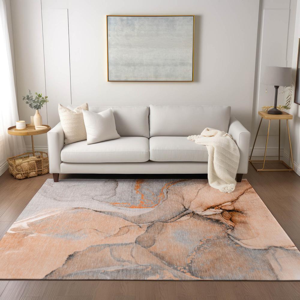 Chantille ACN506 Orange 9' x 12' Rug. Picture 7