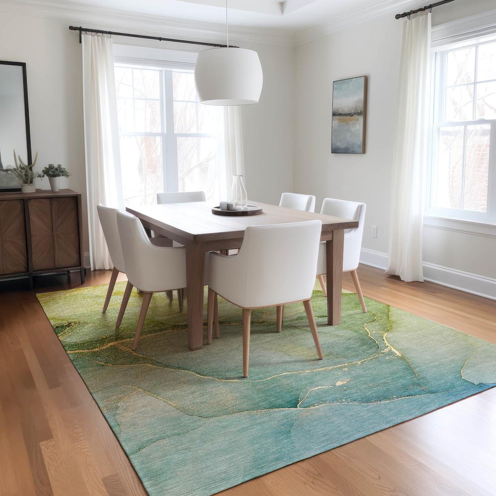 Chantille ACN508 Green 9' x 12' Rug. Picture 6