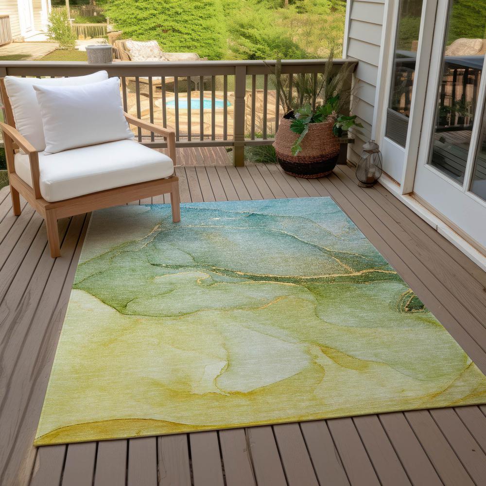 Chantille ACN508 Green 9' x 12' Rug. Picture 9