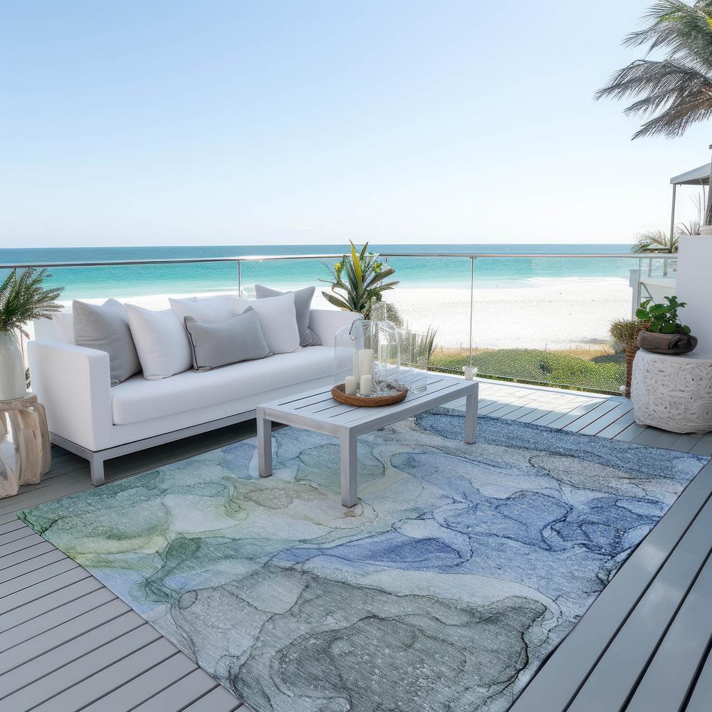 Chantille ACN512 Blue 9' x 12' Rug. Picture 9