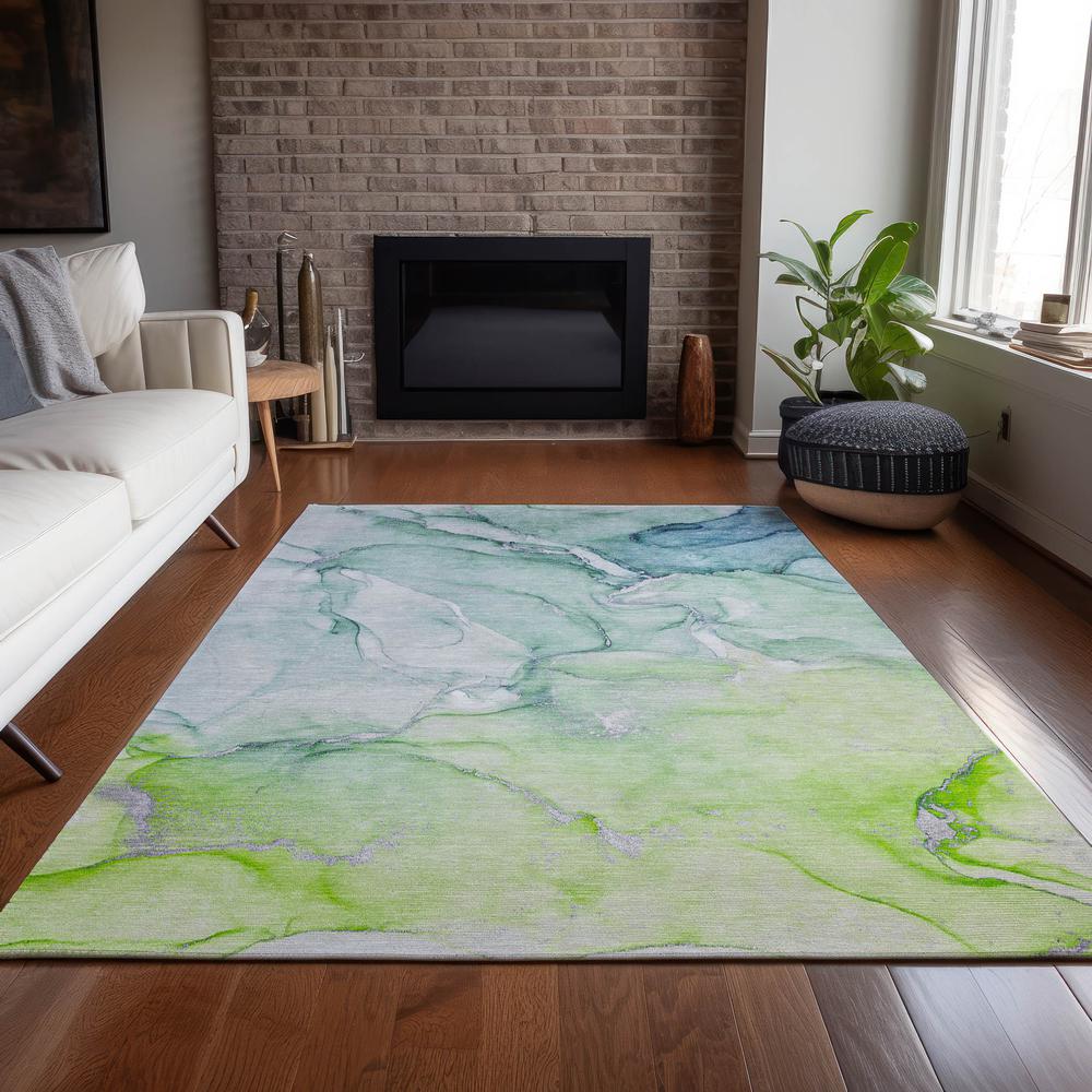 Chantille ACN516 Green 9' x 12' Rug. Picture 8