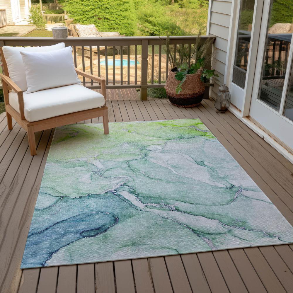 Chantille ACN516 Green 9' x 12' Rug. Picture 10
