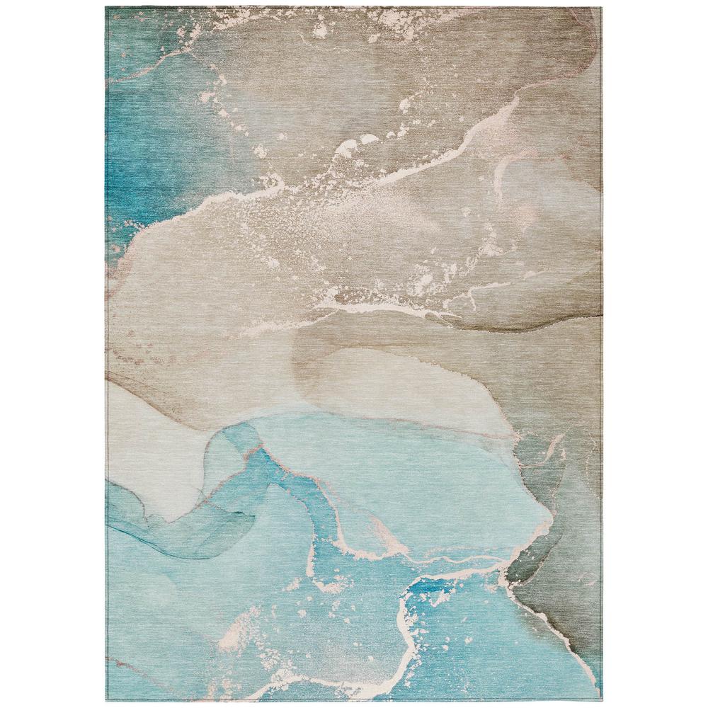 Chantille ACN517 Teal 9' x 12' Rug. Picture 1