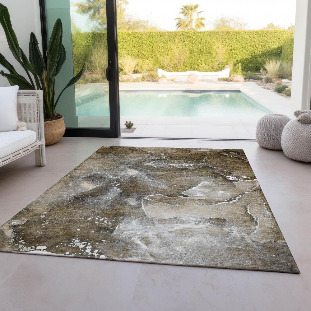 Chantille ACN518 Brown 9' x 12' Rug. Picture 7