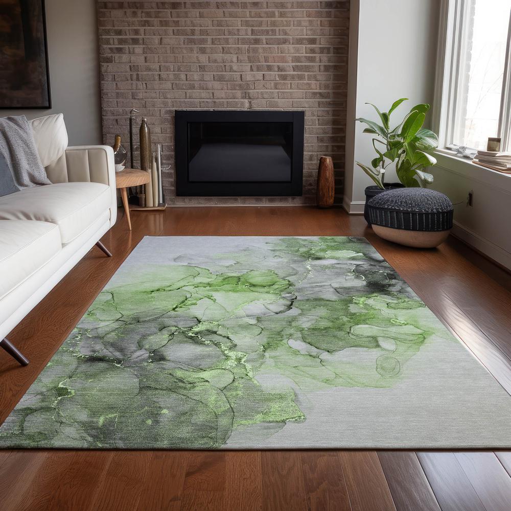 Chantille ACN520 Green 9' x 12' Rug. Picture 8