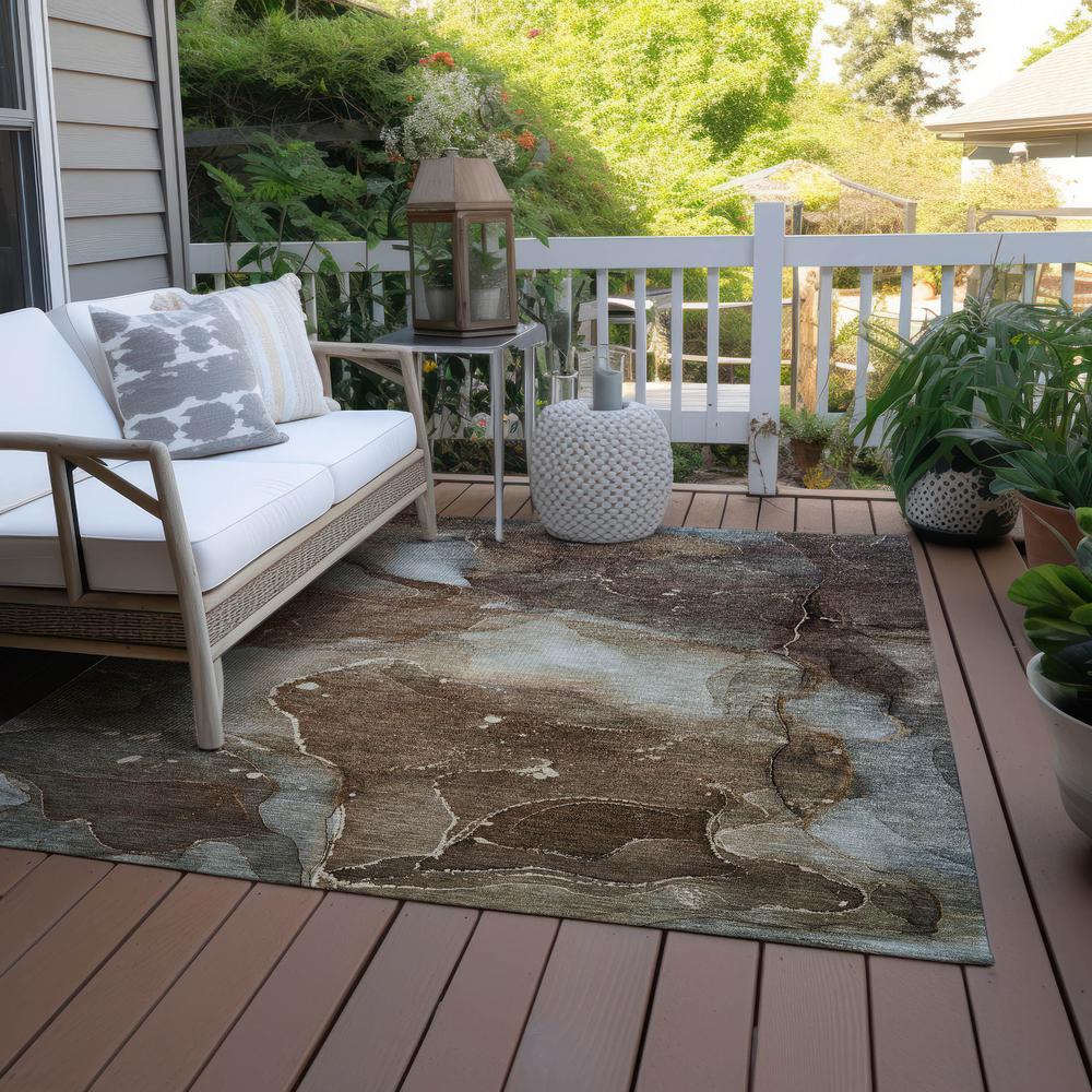 Chantille ACN522 Brown 9' x 12' Rug. Picture 8