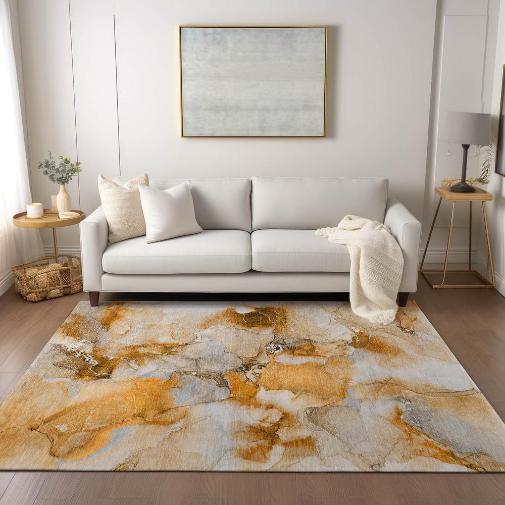Chantille ACN526 Orange 9' x 12' Rug. Picture 6