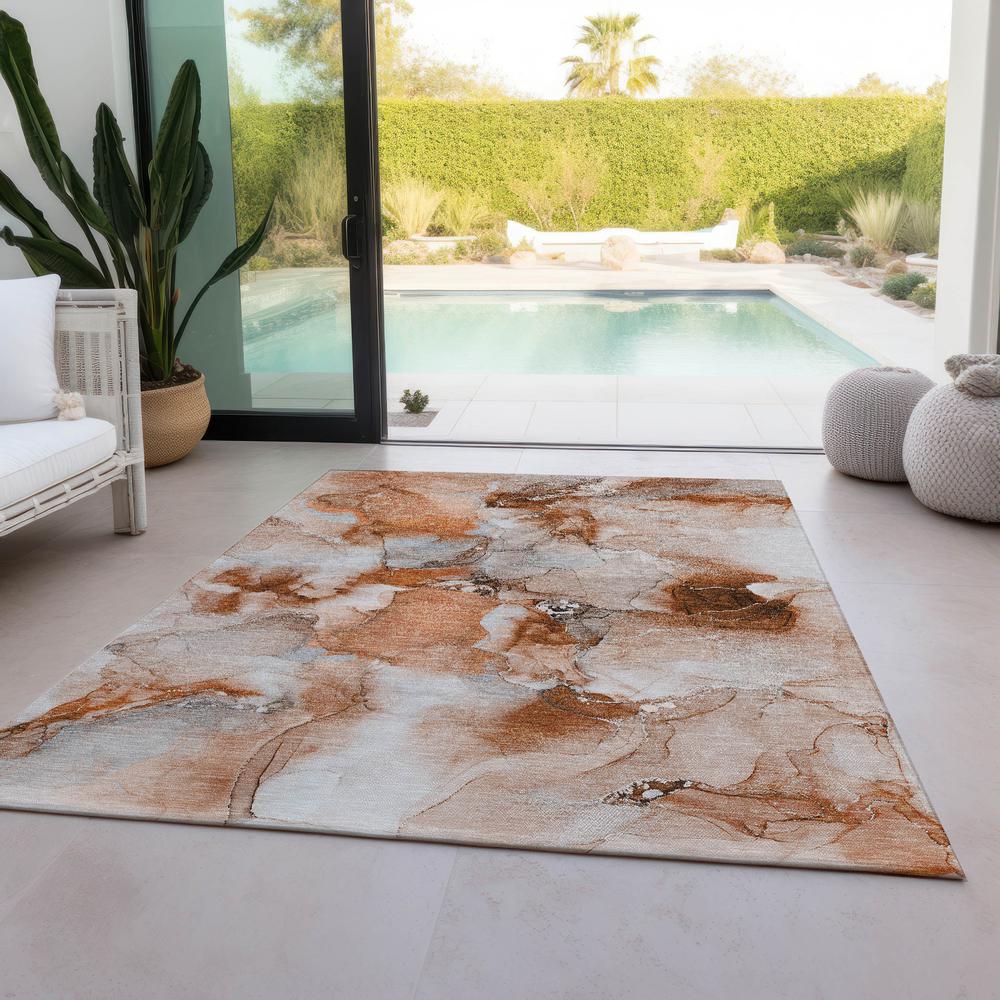 Chantille ACN526 Orange 9' x 12' Rug. Picture 8