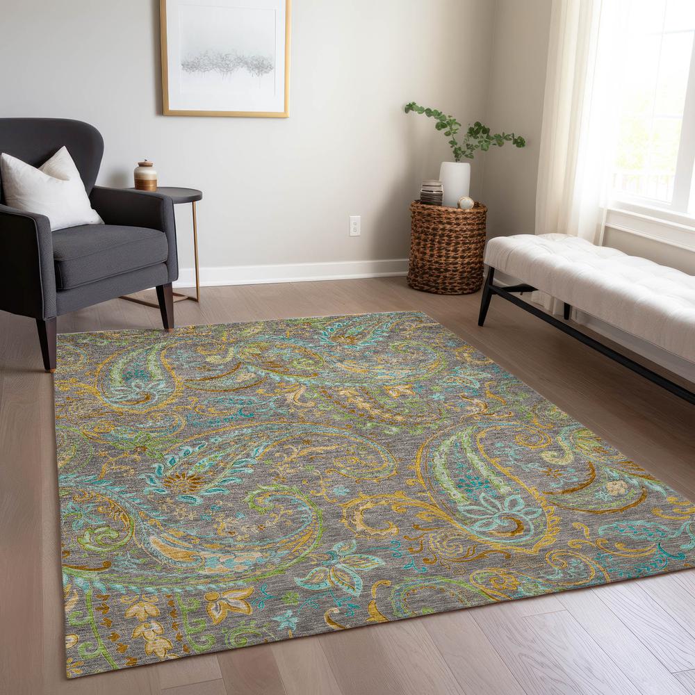 Chantille ACN533 Brown 9' x 12' Rug. Picture 7