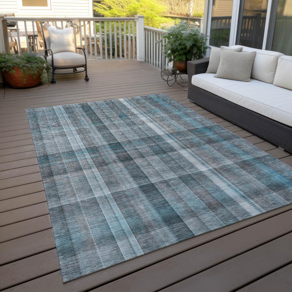 Chantille ACN534 Teal 9' x 12' Rug. Picture 9