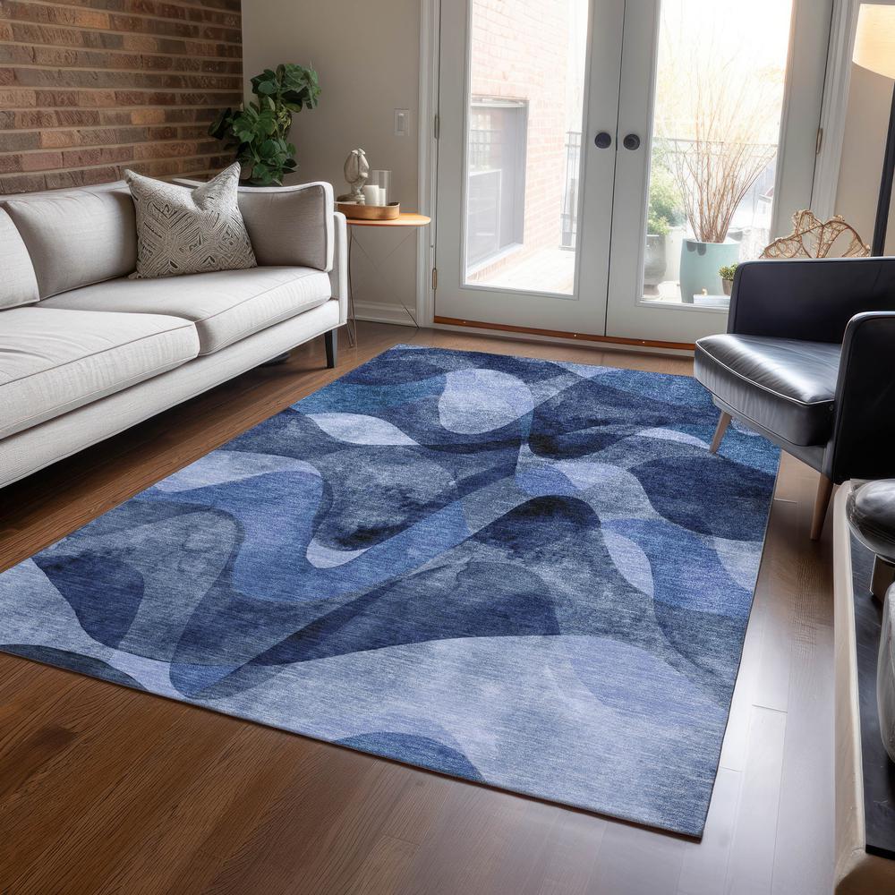 Chantille ACN536 Blue 9' x 12' Rug. Picture 6