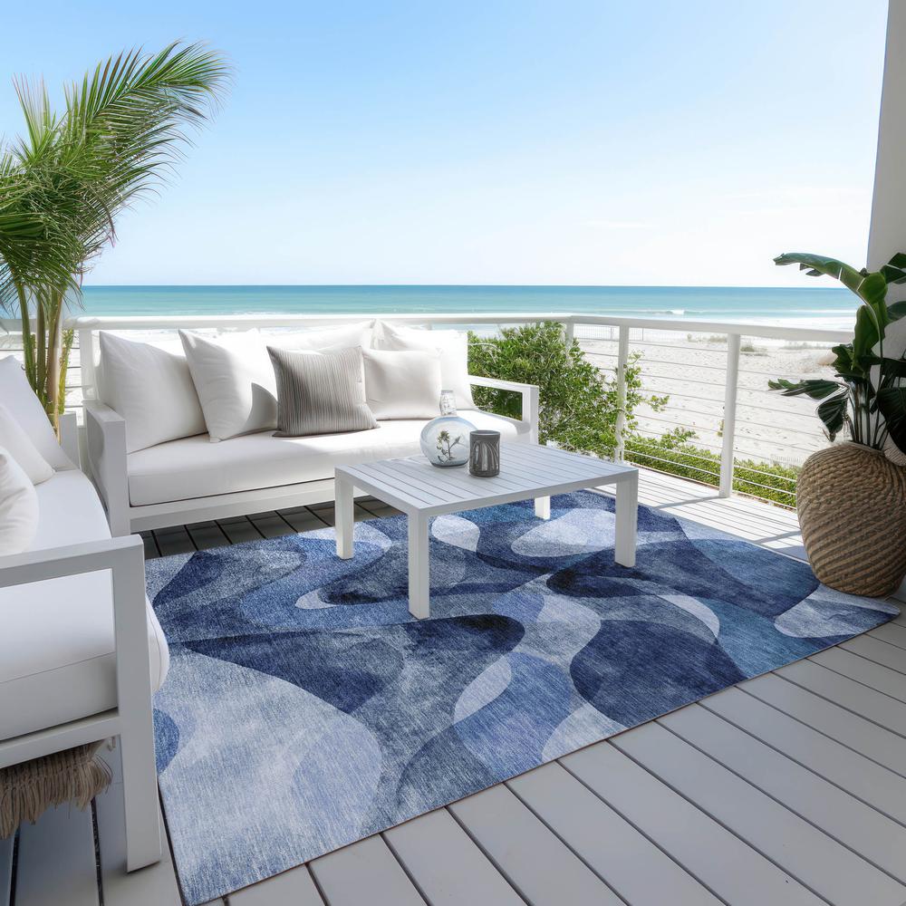 Chantille ACN536 Blue 9' x 12' Rug. Picture 8