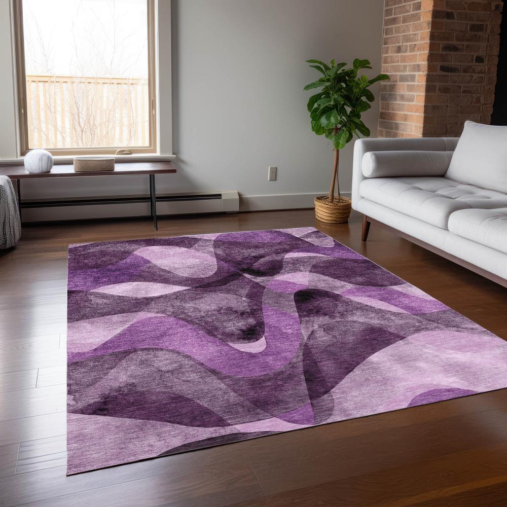 Chantille ACN536 Purple 9' x 12' Rug. Picture 6