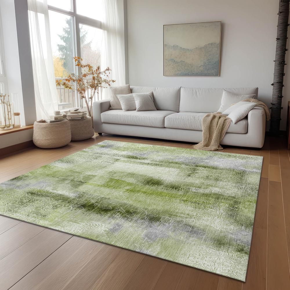 Chantille ACN537 Green 9' x 12' Rug. Picture 7