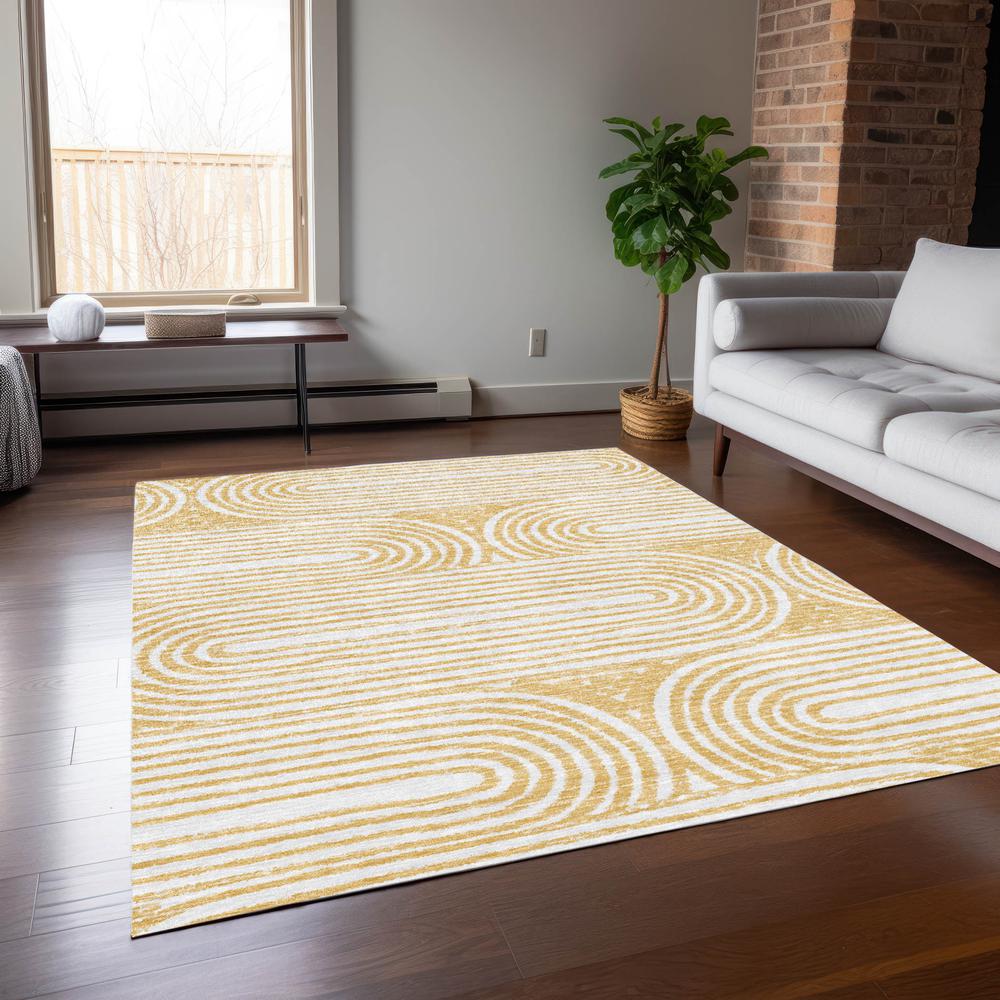 Chantille ACN540 Gold 9' x 12' Rug. Picture 6
