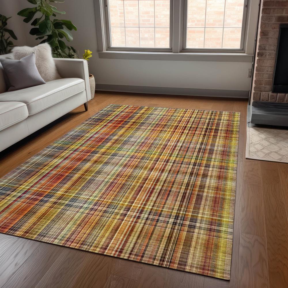 Chantille ACN541 Orange 9' x 12' Rug. Picture 6