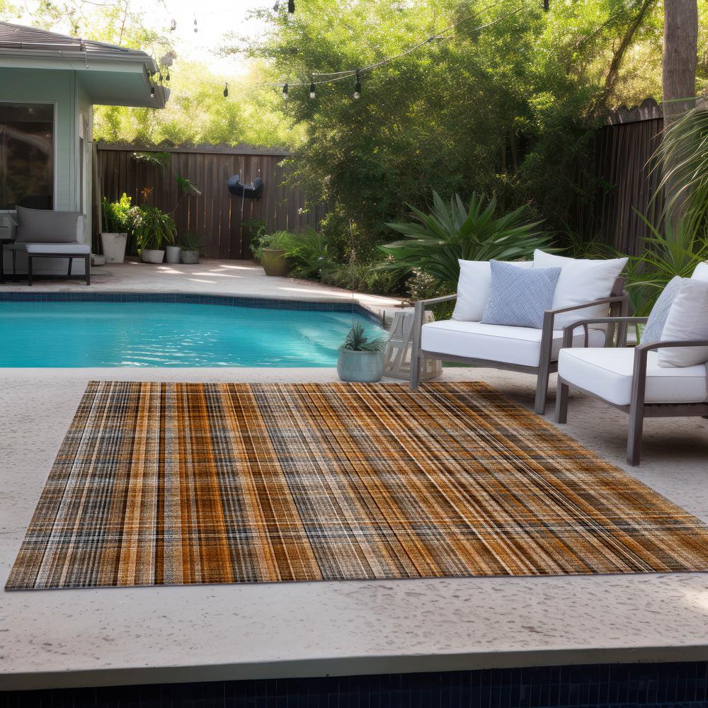 Chantille ACN541 Orange 9' x 12' Rug. Picture 9
