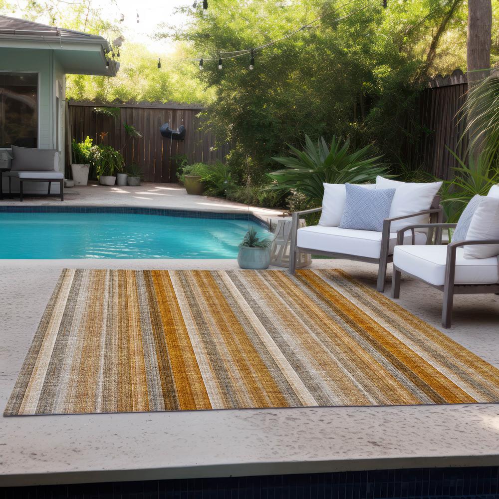 Chantille ACN543 Orange 9' x 12' Rug. Picture 9
