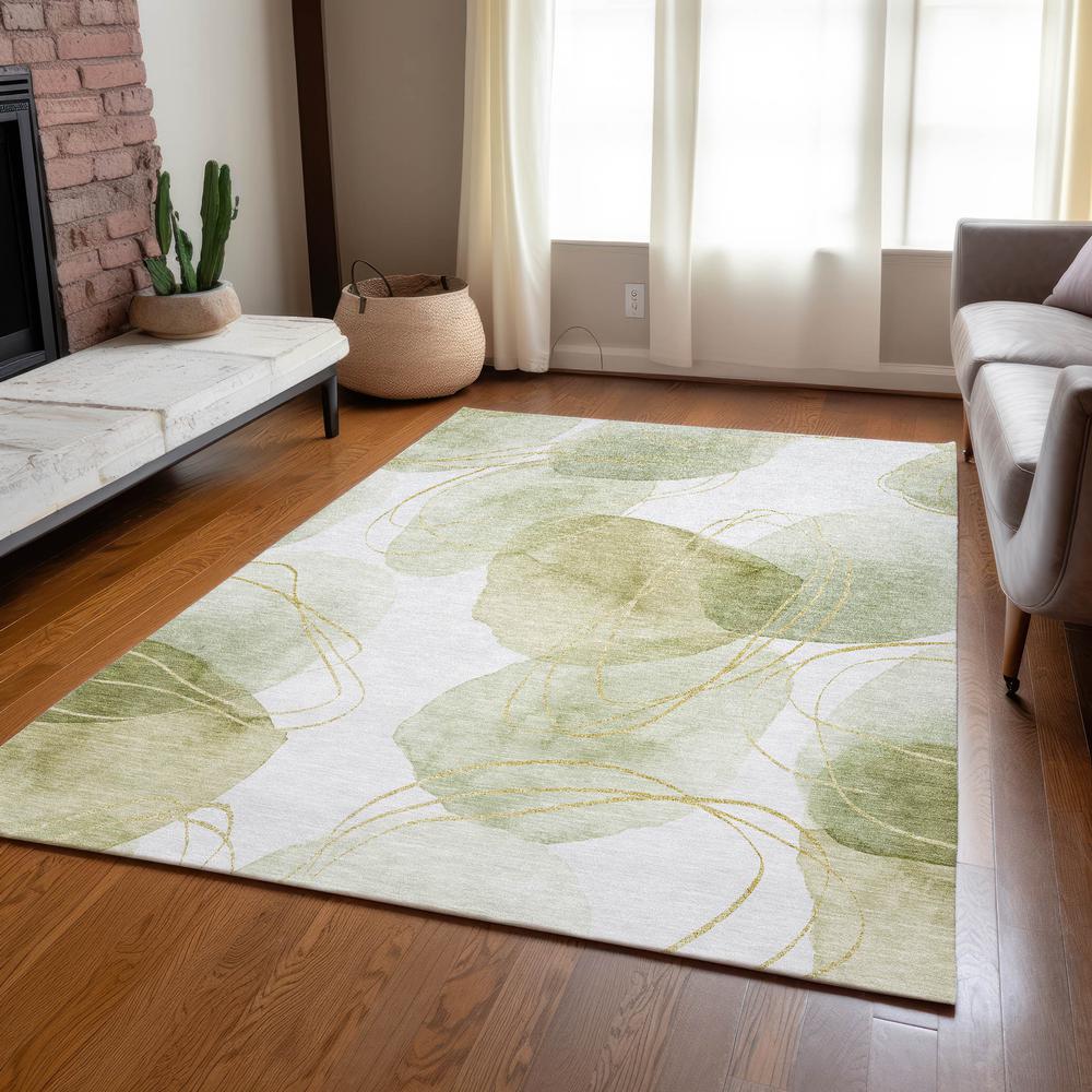 Chantille ACN544 Green 9' x 12' Rug. Picture 7