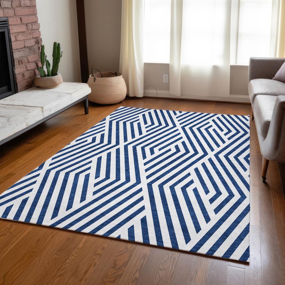 Chantille ACN550 Blue 9' x 12' Rug. Picture 7