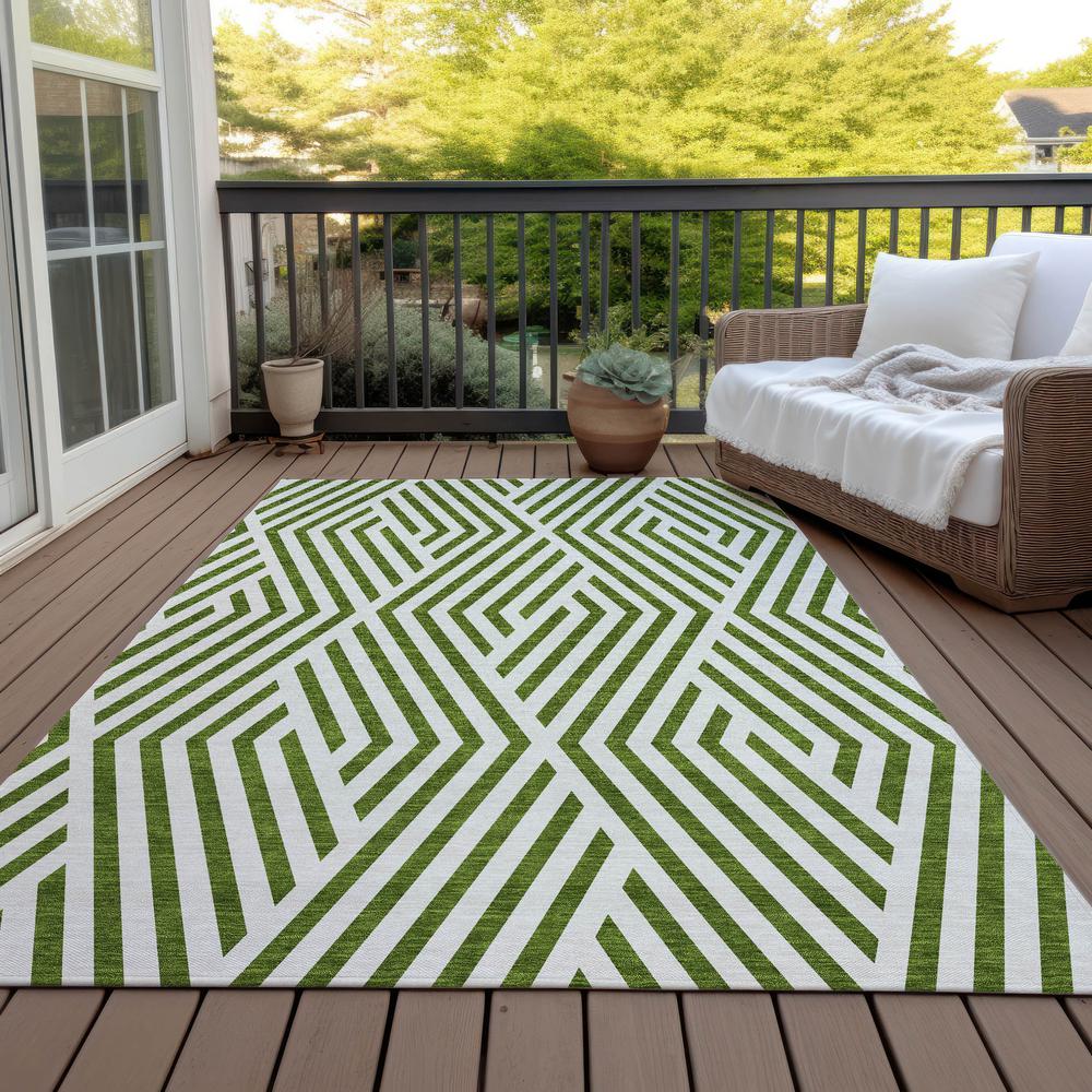 Chantille ACN550 Green 9' x 12' Rug. Picture 8