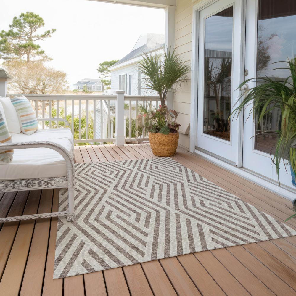 Chantille ACN550 Brown 9' x 12' Rug. Picture 8
