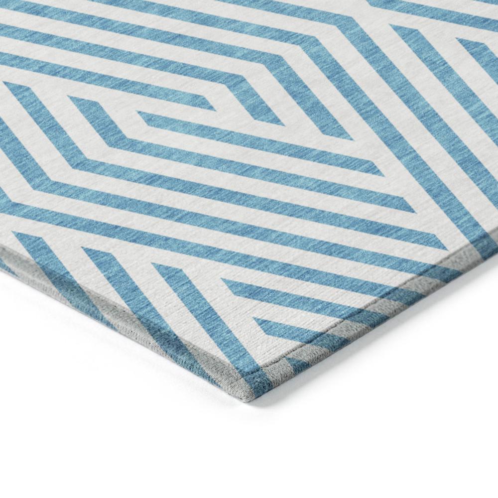 Chantille ACN550 Teal 5' x 7'6" Rug. Picture 3