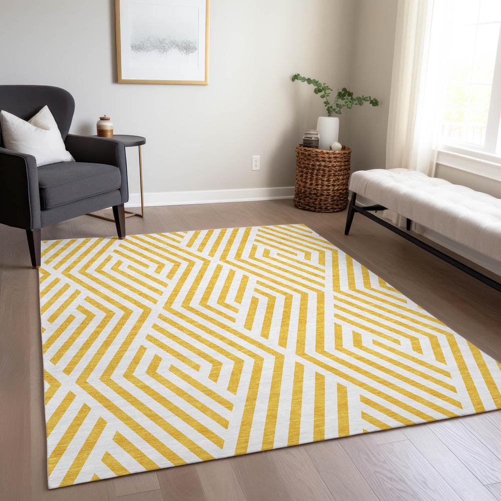 Chantille ACN550 Gold 9' x 12' Rug. Picture 7