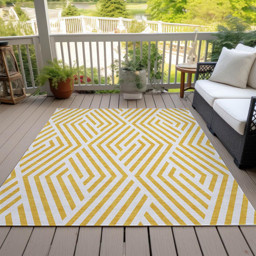 Chantille ACN550 Gold 9' x 12' Rug. Picture 8