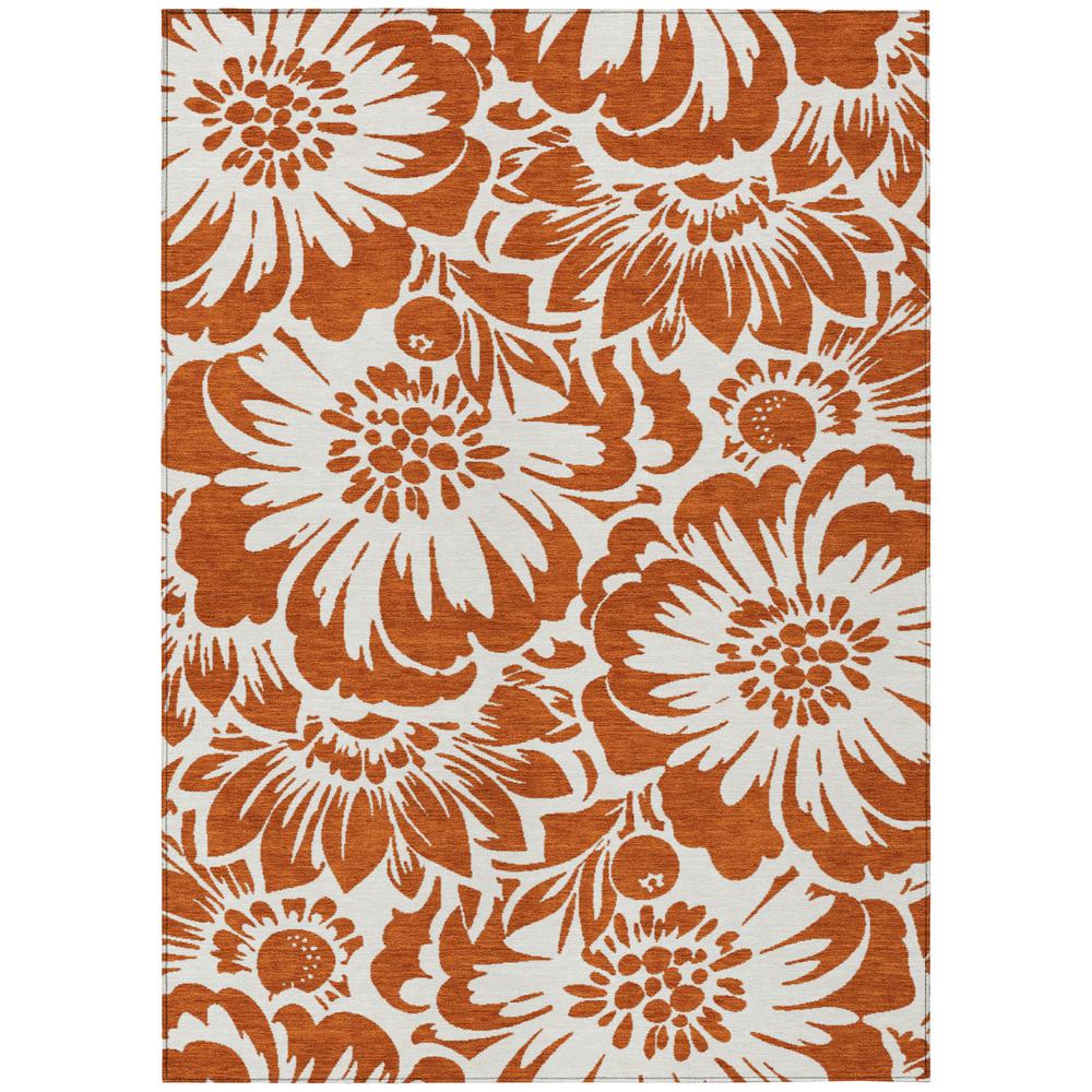 Chantille ACN551 Orange 9' x 12' Rug. Picture 1