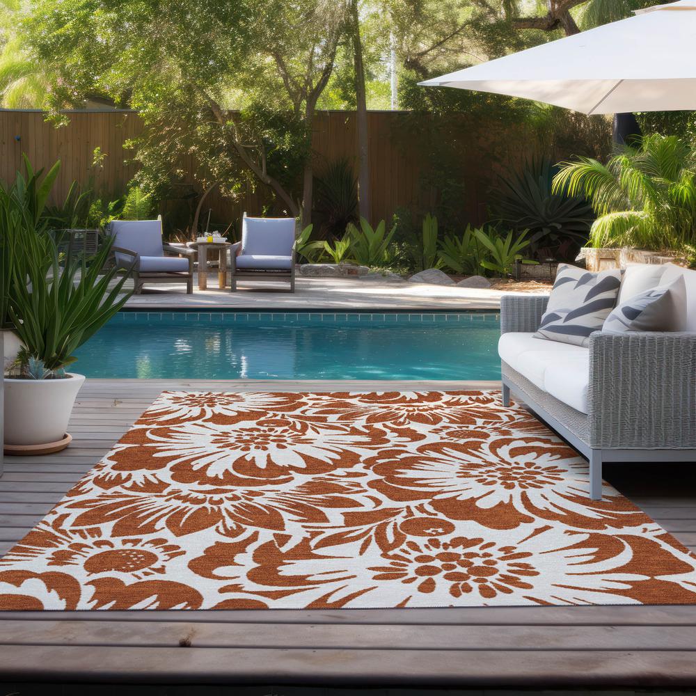 Chantille ACN551 Orange 9' x 12' Rug. Picture 9