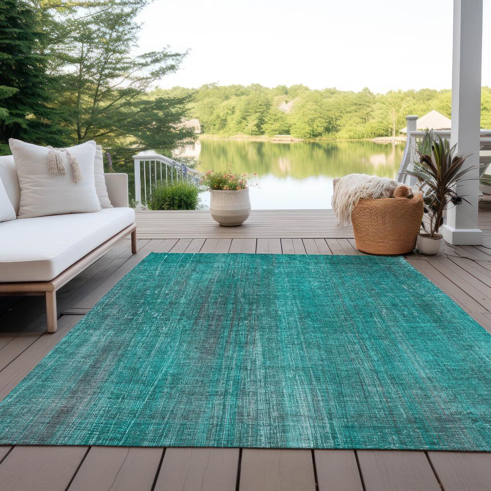Chantille ACN552 Teal 9' x 12' Rug. Picture 8