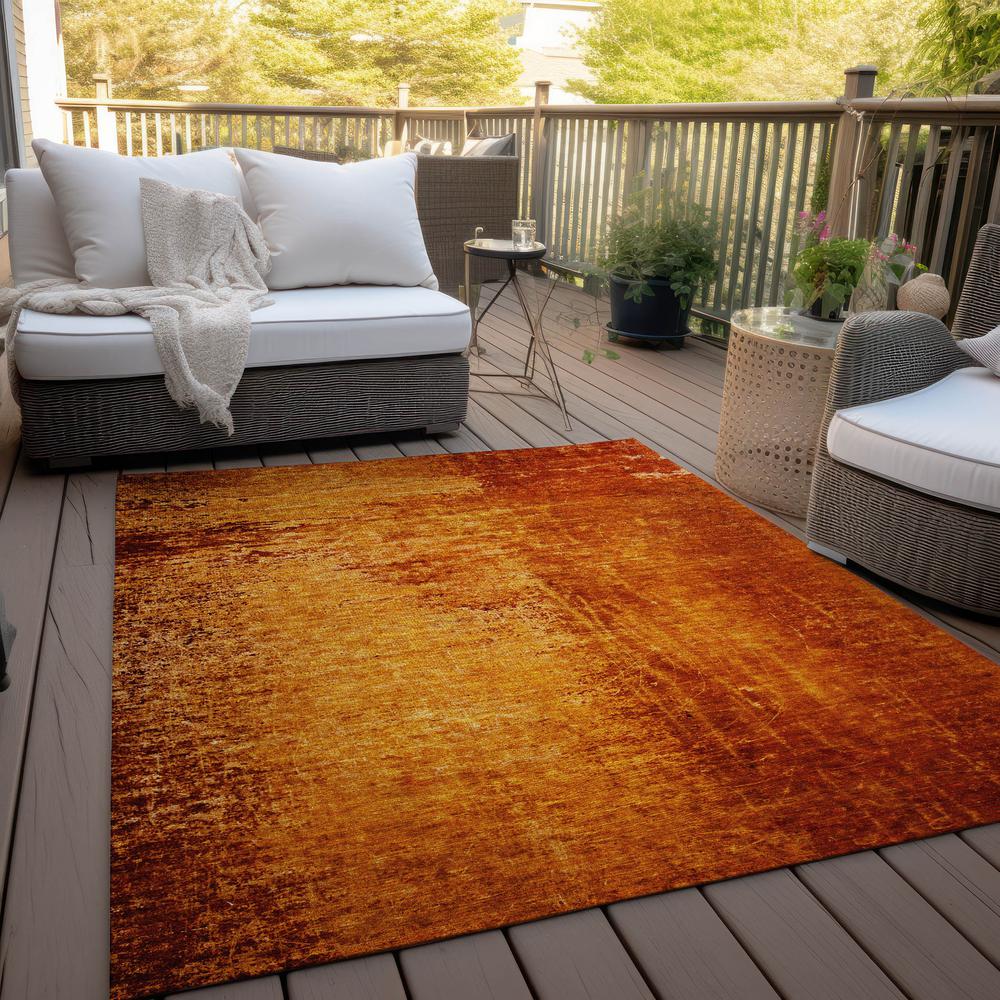 Chantille ACN554 Orange 9' x 12' Rug. Picture 8